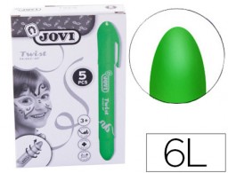 5 barras de maquillaje Jovi Twist make-up verde